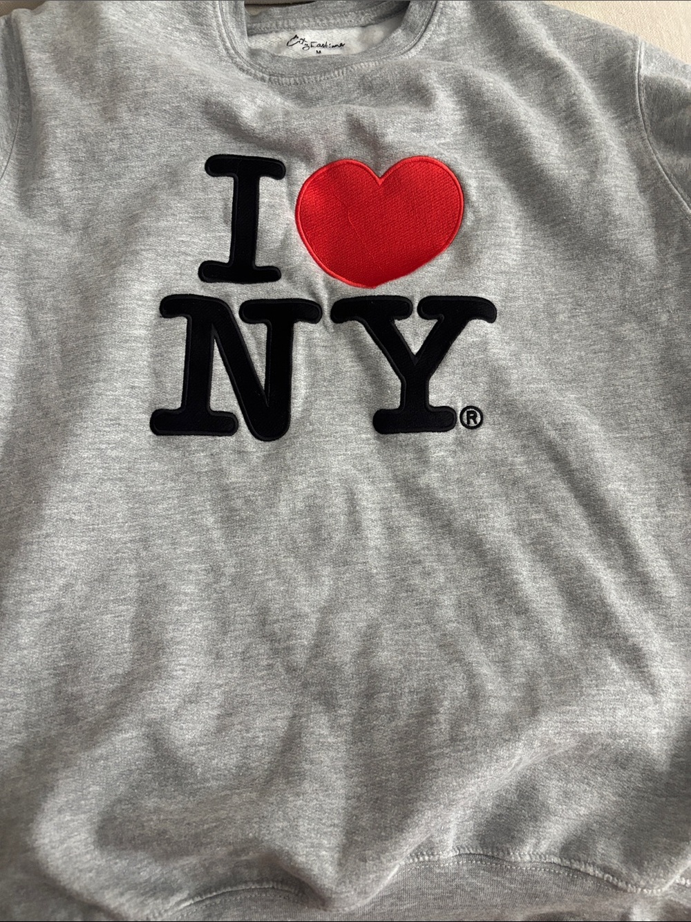I Heart (Love) NY Sweatshirt in cotton